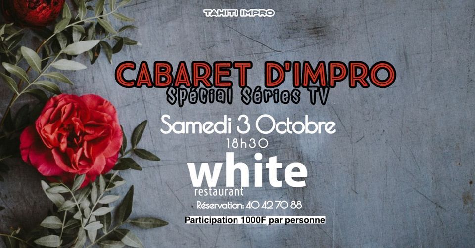 Evenement White Restaurant Tahiti